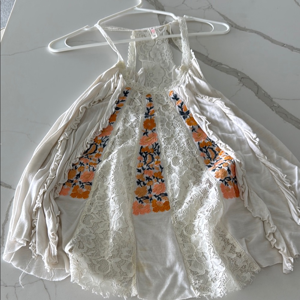 Free People Lace Tank Top